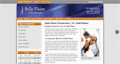 Desktop Screenshot of belleplainechiropractic.com