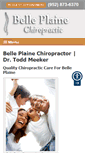 Mobile Screenshot of belleplainechiropractic.com